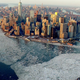 Illustration for article titled Beautiful aerial photo of New York surrounded by ice